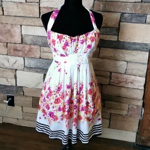 Floral Halter Dress